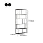 76.77"H Bookshelf Contemporary Style Open Back Black Bookcase for Home Office Clearhalo 'Bookcases' 'furn' 'furn_bookcases' 'Furniture' 'furniture_bookcases' 'Office Furniture' 1200x1200_e9c7b194-f266-42c6-a30a-a0fc5ec0bdd3