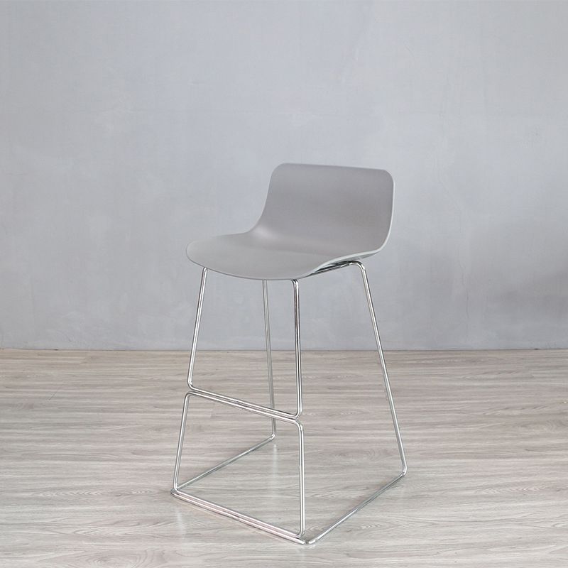 Industrial Style Barstool Metal and Plastic Bar Stool for Dinning Room Clearhalo 'Bar Furniture' 'Bar Stools' 'bar_stools' 'furn' 'furn_bar_stools' 'furniture_bar_stools' 'Kitchen & Dining Furniture' 'kitchen&dining_furn' 'kitchen' 'kitchen_furn' Furniture' 1200x1200_e9c7d8bc-4810-4451-b992-233122781927