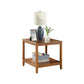 Farmhouse Living Room 4-Leg End Table One-Shelf Wooden Sofa End Table Clearhalo 'Coffee & Accent Tables' 'End & Side Tables' 'end_side_table' 'end_side_tables' 'furn' 'furn_end_side_tables' 'Furniture' 'furniture_end_side_table' 'Living Room Furniture' 1200x1200_e9ca4dad-a021-4b42-a13b-443aee4edac6
