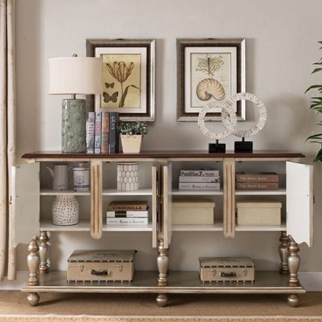 Tavolo da console del rettangolo di campagna francese Tavolo accento per console in legno per Hall