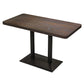 Industrial Style Wooden Dinner Room Kitchen Table Brown Table with Black Frame Clearhalo ' dining_table' 'Dining Tables & Seating' 'Dining Tables' 'furn' 'furn_dining_table' 'Furniture' 'furniture_dining_table' 'Kitchen & Dining Furniture' 'kitchen&dining_furn' 'kitchen' 'kitchen_dining_table' 1200x1200_e9cb102b-44a0-4ef8-8e4b-25e90724ae59