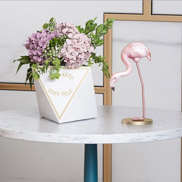 Mesa de extremo redonda de estilo contemporáneo Sofá de metal Sofá Tabla de acento