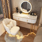 Glam Bedroom Vanity Dressing Table Wood Vanity Dressing Table Set