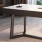 Home Industrial Rectangular Writing Desk Office Desk con patas de metal