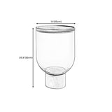 Tavolino laterale rotondo in stile contemporaneo