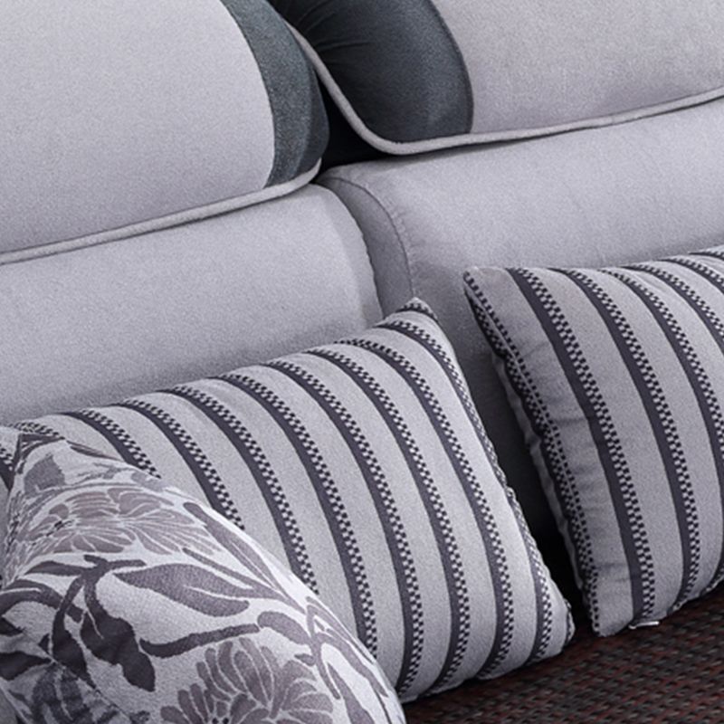 Farmhouse Removable Cushions Sectionals 35.43"High Pillow Top Arm Sofa with Chaise Clearhalo 'furn' 'furn_sectionals' 'Furniture' 'furniture_sectionals' 'Living Room Furniture' 'Sectionals' 1200x1200_e9cf700a-4c59-471c-b783-9bc07c4aac52