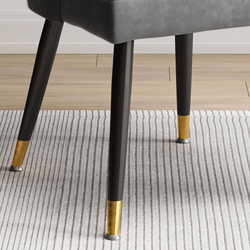 Glam Velvet Side Chair Parsons Upholstered Side Chair for Dining Room Clearhalo 'Dining Chairs' 'Dining Tables & Seating' 'dining_chair' 'furn' 'furn_dining_chair' 'Furniture' 'Kitchen & Dining Furniture' 1200x1200_e9d07b2b-83b4-4581-a436-ffca17b51798