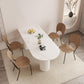 Modern Dining Table Sintered Stone Table with Wood Legs for Home Use Clearhalo 'Dining Tables & Seating' 'Dining Tables' 'dining_table' 'furn' 'furn_dining_table' 'Furniture' 'Kitchen & Dining Furniture' 1200x1200_e9d3afa3-4206-4392-a939-461cbc9866eb