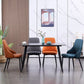 Modern Leather Dining Chair Solid Back Armless Side Chairs with Metal Legs Clearhalo ' kitchen&dining_furn' 'Dining Chairs' 'Dining Tables & Seating' 'dining_chair' 'furn' 'furn_dining_chair' 'Furniture' 'furniture_dining_chair' 'Kitchen & Dining Furniture' 'kitchen' 1200x1200_e9d40409-98e8-4694-b316-fc995f45a683