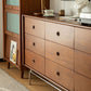 Minimalism Brown Accent Chest Rectangle Chest with Drawers for Living Room Clearhalo 'Cabinets & Chests' 'cabinets_chests' 'furn' 'furn_cabinets_chests' 'Furniture' 'Living Room Furniture' 1200x1200_e9d4563a-6f50-4c48-a282-999891683e17