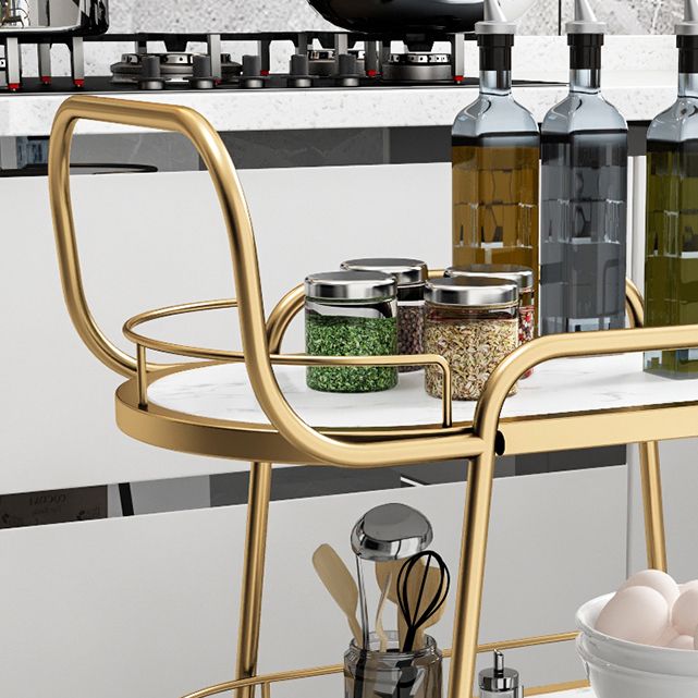 Modern 32.28"H Rolling Prep Table Metal Prep Table for Home Use Clearhalo 'furn' 'furn_kitchen_islands_carts' 'Furniture' 'Kitchen & Dining Furniture' 'Kitchen Islands & Carts' 'kitchen_islands_carts' 1200x1200_e9d71e3b-6da3-4d21-b778-cbf8944087b5