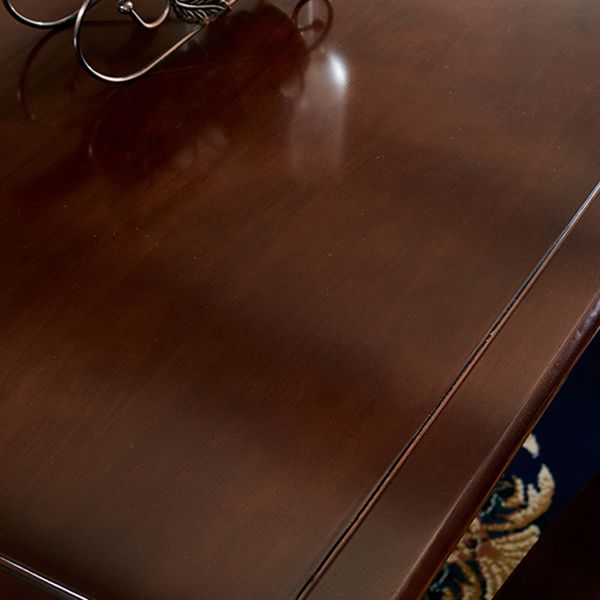 Mid-Century Dining Table Rectangle Solid Wood 4 Legs Dining Table for Home Use Clearhalo ' dining_table' 'Dining Tables & Seating' 'Dining Tables' 'furn' 'furn_dining_table' 'Furniture' 'furniture_dining_table' 'Kitchen & Dining Furniture' 'kitchen&dining_furn' 'kitchen' 'kitchen_dining_table' 1200x1200_e9d7b3d8-9d14-4e53-a8b9-7bcd43232285