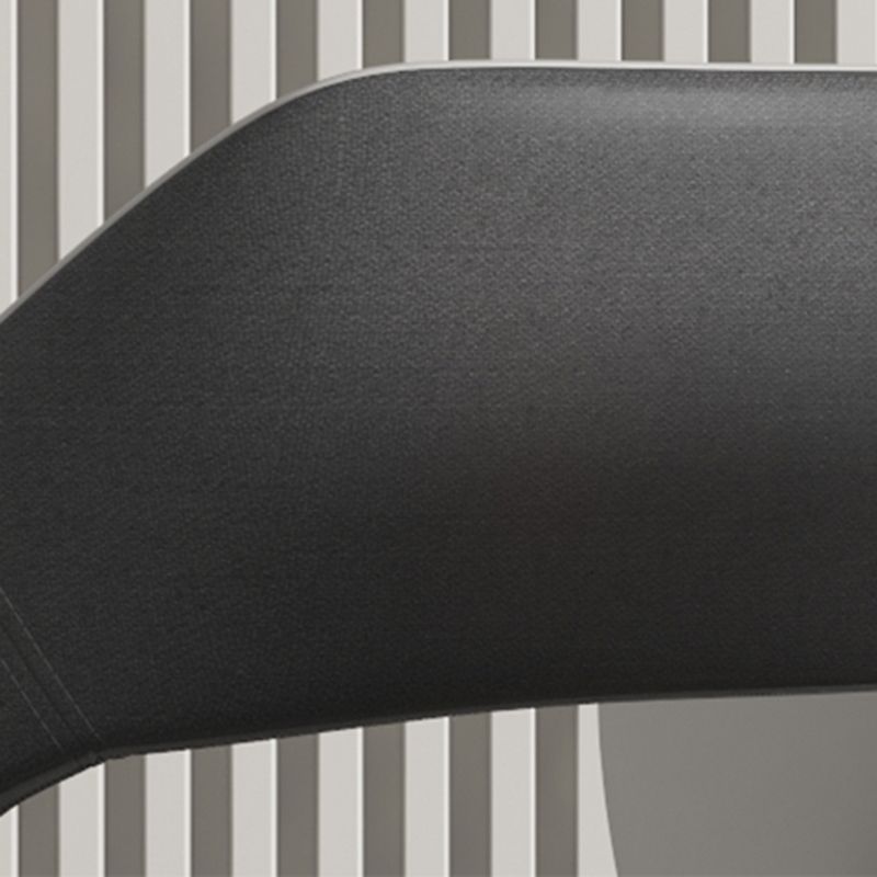 Contemporary Dining Room Chair Matte Finish Leather Curved Open Back Arm Chair Clearhalo ' kitchen&dining_furn' 'Dining Chairs' 'Dining Tables & Seating' 'dining_chair' 'furn' 'furn_dining_chair' 'Furniture' 'furniture_dining_chair' 'Kitchen & Dining Furniture' 'kitchen' 1200x1200_e9da0f9c-bdc9-4c8b-ba77-0ad4940a1254