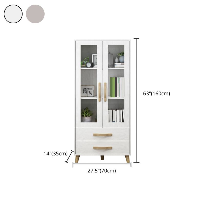 Modern Style Standard Bookcase Closed Back Bookshelf with Drawer Storage Clearhalo 'Bookcases' 'furn' 'furn_bookcases' 'Furniture' 'furniture_bookcases' 'Office Furniture' 1200x1200_e9da7b51-6649-4c38-9b9d-f8aa3cc13e3a