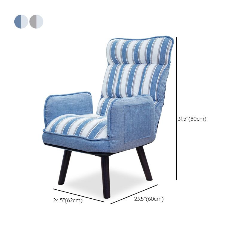 Sedia reclinabile in metallo reclinabile in tessuto