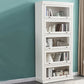 Libreria moderna di stoccaggio chiuso da 12,5 "W White Wohi Legno scaffale con porte di vetro