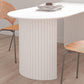 Contemporary White Stone Top Dinette Table White Base Dining Table for Living Room Clearhalo 'Dining Tables & Seating' 'Dining Tables' 'dining_table' 'furn' 'furn_dining_table' 'Furniture' 'furniture_dining_table' 'Kitchen & Dining Furniture' 1200x1200_e9df94fa-3081-439e-b166-246d35cd0c51