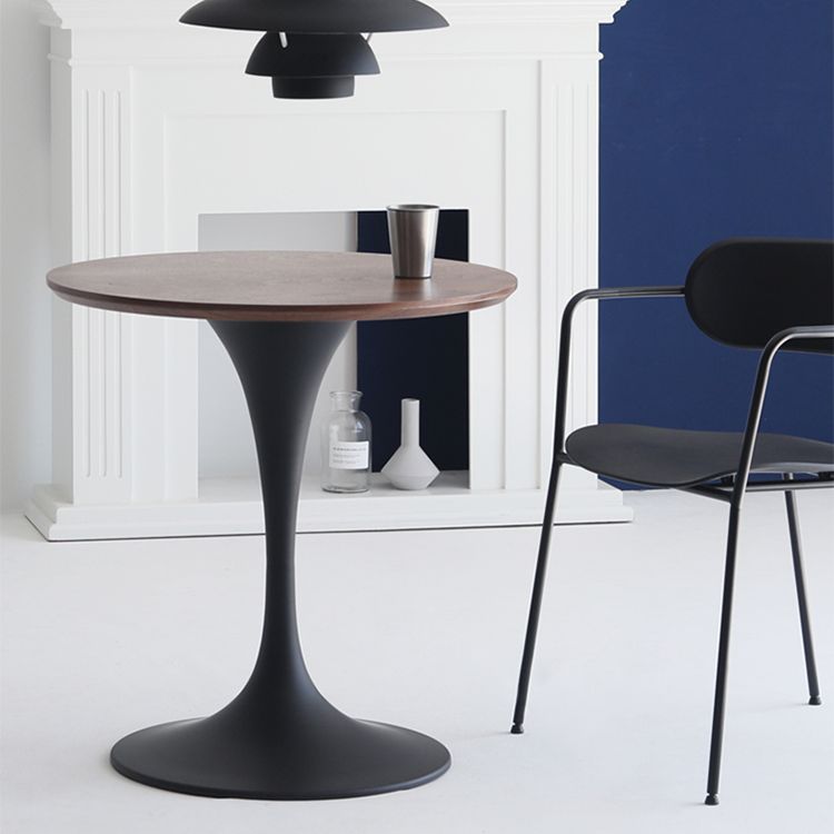Minimalist Round Standard Table MDF Kitchen Dining Table with Tulip Base Clearhalo ' dining_table' 'Dining Tables & Seating' 'Dining Tables' 'furn' 'furn_dining_table' 'Furniture' 'furniture_dining_table' 'Kitchen & Dining Furniture' 'kitchen&dining_furn' 'kitchen' 'kitchen_dining_table' 1200x1200_e9e084dd-d4e2-4723-86b8-c6b4a374d24a