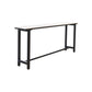White Modern Style Bar Table in Faux Marble and Metal Milk Tea Shop Bar Table Clearhalo 'Bar Furniture' 'Bar Tables' 'bar_tables' 'furn' 'furn_bar_tables' 'Furniture' 'furniture_bar_tables' 'Kitchen & Dining Furniture' 1200x1200_e9e4751c-0431-4f42-8ea7-9ecf3d2979a4