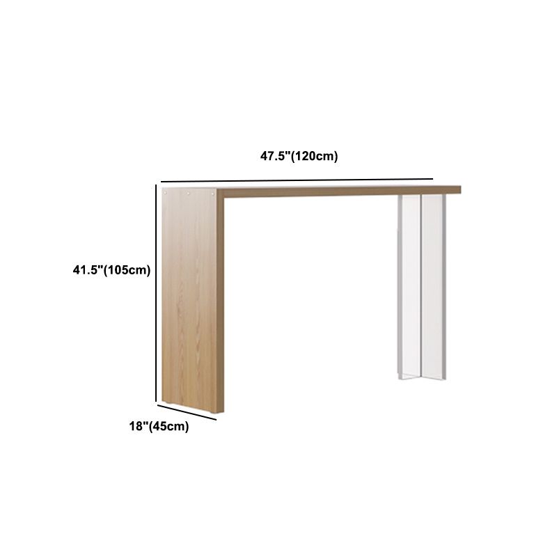 1/4 Pieces Modern Rectangular Pub Table Set Wooden Counter Table with Backless Stools Clearhalo 'Bar Furniture' 'furn' 'furn_home_bar_bar_sets' 'Furniture' 'Home Bars & Bar Sets' 'home_bar_bar_sets' 'Kitchen & Dining Furniture' 1200x1200_e9e67e33-2bbe-4d23-94d4-6422697f0a35