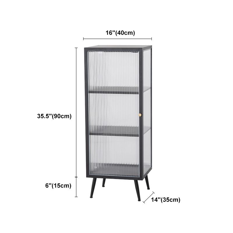 Server buffet cucina in stile glam Server da pranzo in metallo in metallo per soggiorno