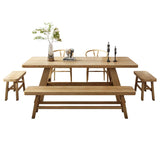 Rectangle Trestle Dining Site Table Solid Woodl Dining Room Collection for Indoor Clearhalo ' dining_table' 'Dining Tables & Seating' 'Dining Tables' 'furn' 'furn_dining_table' 'Furniture' 'furniture_dining_table' 'Kitchen & Dining Furniture' 'kitchen&dining_furn' 'kitchen' 'kitchen_dining_table' 1200x1200_e9e9fa2c-fc8a-4879-b43f-bac68d30dc6d