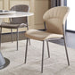Khaki and Gray Dining Chairs Modern Armless Dining Side Chair Clearhalo 'Dining Chairs' 'Dining Tables & Seating' 'dining_chair' 'furn' 'furn_dining_chair' 'Furniture' 'Kitchen & Dining Furniture' 1200x1200_e9ecc29c-347d-43df-af28-00d06376d05b