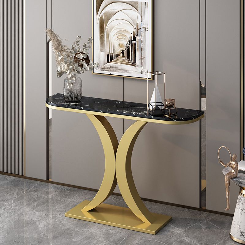 31.5" Tall Console Table 1-shelf Stain Resistant Accent Table for Hall Clearhalo 'Console Tables' 'console_tables' 'Entry & Mudroom Furniture' 'furn' 'furn_console_tables' 'Furniture' 1200x1200_e9ed431d-8490-4f9a-93a8-b07f425bbee7
