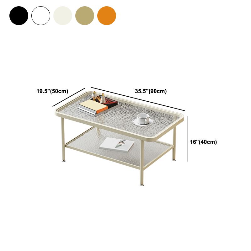 Tavolino rettangolare da tavolo rettangolare per soggiorno
