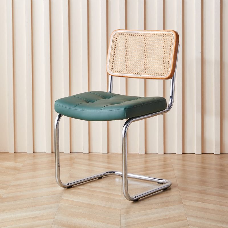 Contemporary Side Chairs Upholstered Armless Dining Chairs for Home