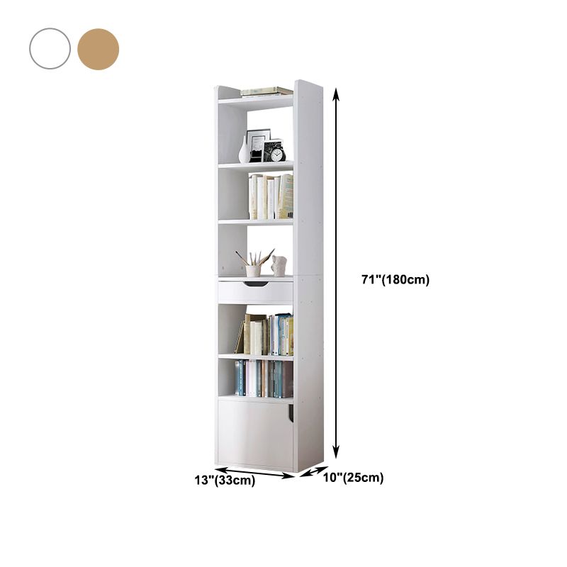 Multiple Colors Modern Style Bookshelf Engineer Wood Bookcase Clearhalo 'Bookcases' 'furn' 'furn_bookcases' 'Furniture' 'Office Furniture' 1200x1200_e9fd2d07-c8d6-439b-a355-ee2fc34fedfa