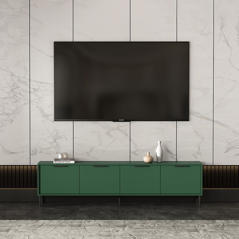 Wooden Enclosed Storage TV Console Scandinavian TV Stand with Cabinet Clearhalo 'furn' 'furn_tv_stands_entertainment_centers' 'Furniture' 'Living Room Furniture' 'TV Stands & Entertainment Centers' 'TV Stands & Media Storage Furniture' 'tv_stands_entertainment_centers' 1200x1200_e9fd8fd3-a39d-4205-9904-713cfef11044