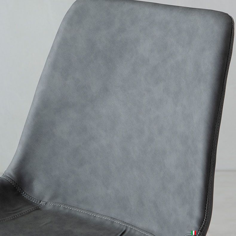 Contemporary Style Dining Chairs Armless Single Chair with Metal Legs Clearhalo ' kitchen&dining_furn' 'Dining Chairs' 'Dining Tables & Seating' 'dining_chair' 'furn' 'furn_dining_chair' 'Furniture' 'furniture_dining_chair' 'Kitchen & Dining Furniture' 'kitchen' 1200x1200_e9ff413e-d673-46a2-888d-bb2c69163f0c