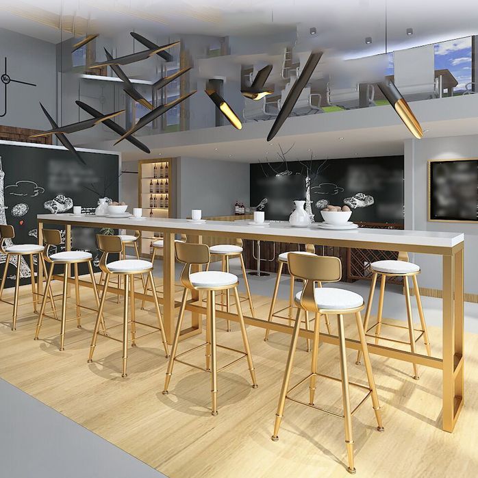 Solid Wood Bar Counter Traditional Luxury Bar Counter with Trestle Base Clearhalo 'Bar Furniture' 'Bar Tables' 'bar_tables' 'furn' 'furn_bar_tables' 'Furniture' 'furniture_bar_tables' 'Kitchen & Dining Furniture' 1200x1200_e9ffada0-6ba5-4a8f-97ac-510d64043841