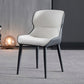Modern Faux Leather Indoor Upholstered Dining Chair Matte Finish Wingback Side Chair Clearhalo 'Dining Chairs' 'Dining Tables & Seating' 'dining_chair' 'furn' 'furn_dining_chair' 'Furniture' 'furniture_dining_chair' 'Kitchen & Dining Furniture' 1200x1200_ea01878d-cfeb-43c5-bb44-bc916b0896d6