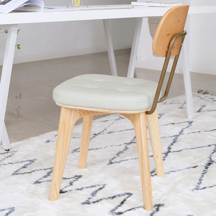 Wood Traditional Dining Chair Open Back Armless Dining Side Chair (Set of 2) Clearhalo ' kitchen&dining_furn' 'Dining Chairs' 'Dining Tables & Seating' 'dining_chair' 'furn' 'furn_dining_chair' 'Furniture' 'furniture_dining_chair' 'Kitchen & Dining Furniture' 'kitchen' 1200x1200_ea036e91-b30e-44d0-bba3-43b1eead0efc