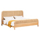 Tropical Solid Wood Panel Bed Rectangular Solid Color Standard Bed Clearhalo 'Bedroom Furniture' 'Beds' 'furn' 'furn_beds' 'Furniture' 1200x1200_ea04f14e-22dd-4c8c-be46-0e7e476ad38c