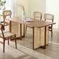 Industrial Solid Wood Brown Dining Table Rectangle Standard Dining Table for Kitchen Clearhalo ' dining_table' 'Dining Tables & Seating' 'Dining Tables' 'furn' 'furn_dining_table' 'Furniture' 'furniture_dining_table' 'Kitchen & Dining Furniture' 'kitchen&dining_furn' 'kitchen' 'kitchen_dining_table' 1200x1200_ea053b75-7141-41e4-9f76-bd764d2a79db