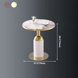 Metal Traditional Luxury Dining Table Sintered Stone Dining Table with Pedestal Clearhalo ' dining_table' 'Dining Tables & Seating' 'Dining Tables' 'furn' 'furn_dining_table' 'Furniture' 'furniture_dining_table' 'Kitchen & Dining Furniture' 'kitchen&dining_furn' 'kitchen' 'kitchen_dining_table' 1200x1200_ea071300-923e-48b5-9ae7-58d707707510