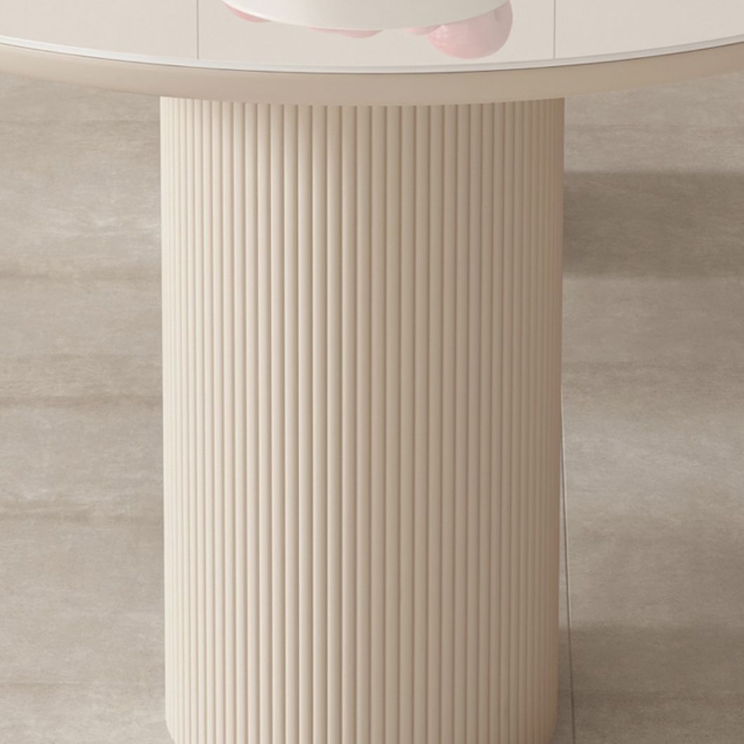 Slate and Metal Table Modern Minimalist Home White Dining Table