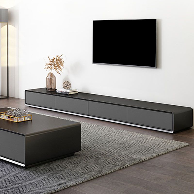 Nordic TV Cabinet Furniture Modern Simple Black Floor TV Cabinet Clearhalo 'furn' 'furn_tv_stands_entertainment_centers' 'Furniture' 'Living Room Furniture' 'TV Stands & Entertainment Centers' 'TV Stands & Media Storage Furniture' 'tv_stands_entertainment_centers' 1200x1200_ea0885f0-9dd8-43a7-8a62-f969967170f7