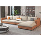 Modern Square Arm Sectionals 33.46"H Pillow Back Sofa and Chaise Clearhalo 'furn' 'furn_sectionals' 'Furniture' 'furniture_sectionals' 'Living Room Furniture' 'Sectionals' 1200x1200_ea08e6a5-b82d-4be6-8a7f-4d67f6c82fd9
