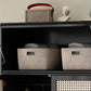 Black Solid Wood Wardrobe Modern Freestanding Wardrobe with Legs