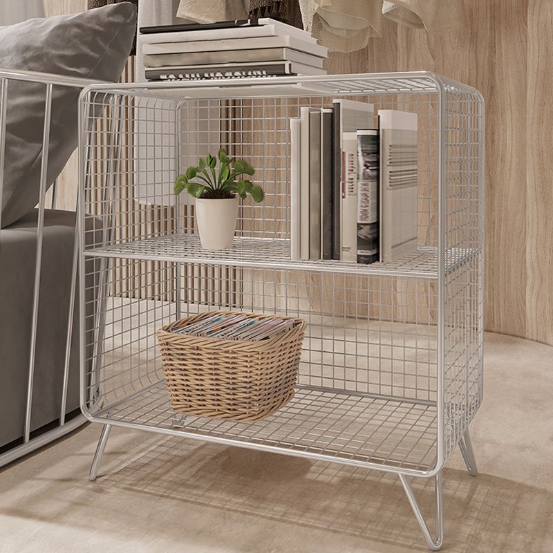 Industrial Style Standard Bookcase Metal Closed Back Bookshelf for Home Office Clearhalo 'Bookcases' 'furn' 'furn_bookcases' 'Furniture' 'furniture_bookcases' 'kitchen' 'kitchen_bookcases' 'Living Room Furniture' 'Office Furniture' 1200x1200_ea0c4b1d-138f-44ff-8080-43d74d0db517