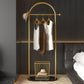 Luxurious Metallic Coat Hanger Pure Color Free Standing Marble Base Coat Rack Clearhalo 'Entry & Mudroom Furniture' 'furn' 'furn_hall_tree_coat_racks' 'Furniture' 'Hall Trees & Coat Racks' 'hall_tree_coat_racks' 1200x1200_ea0cc952-47e7-4f22-aca1-2e27f55645b3