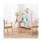 Modern Balcony Open Back Arm Chair Matte Finish Upholstered Dining Chair Clearhalo ' kitchen&dining_furn' 'Dining Chairs' 'Dining Tables & Seating' 'dining_chair' 'Furniture' 'furniture_dining_chair' 'Kitchen & Dining Furniture' 'kitchen' 1200x1200_ea0d1528-c999-4942-a77e-2dbce47a9706