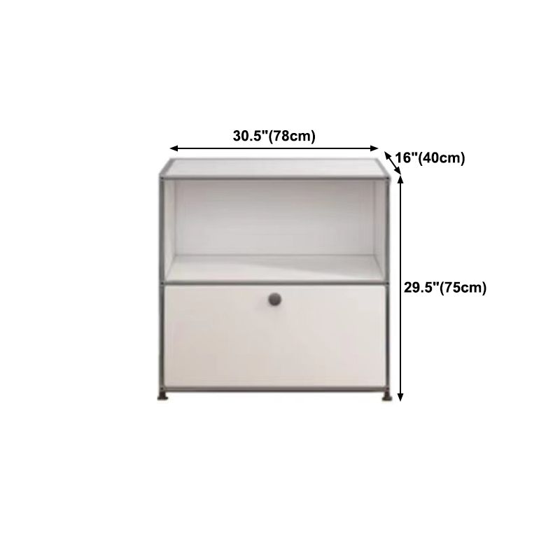 Buffet contemporain buffet en acier inoxydable pour le salon