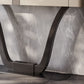 Half Moon Shape Contemporary Console Table Black/White Stone Console Sofa Table
