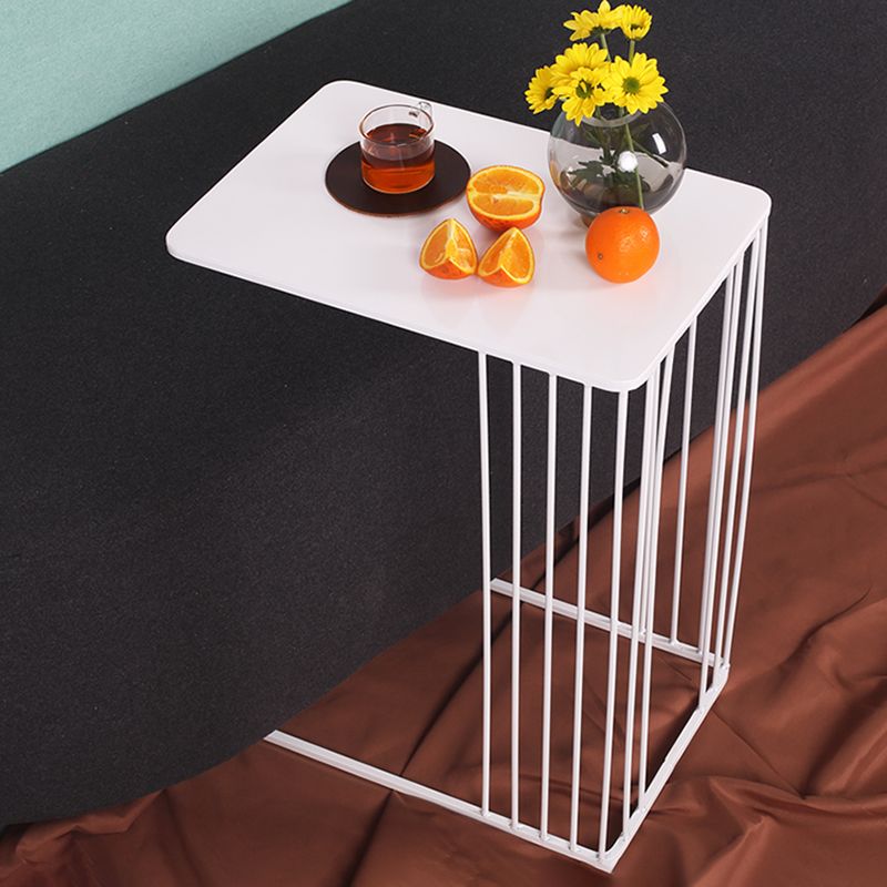 Mid-Century Rectangular Side Table Metal C Side Table, 23.23" Tall Clearhalo 'Coffee & Accent Tables' 'End & Side Tables' 'end_side_tables' 'furn' 'furn_end_side_tables' 'Furniture' 'Living Room Furniture' 1200x1200_ea0f494c-b953-427b-944b-5abe997f4a4a