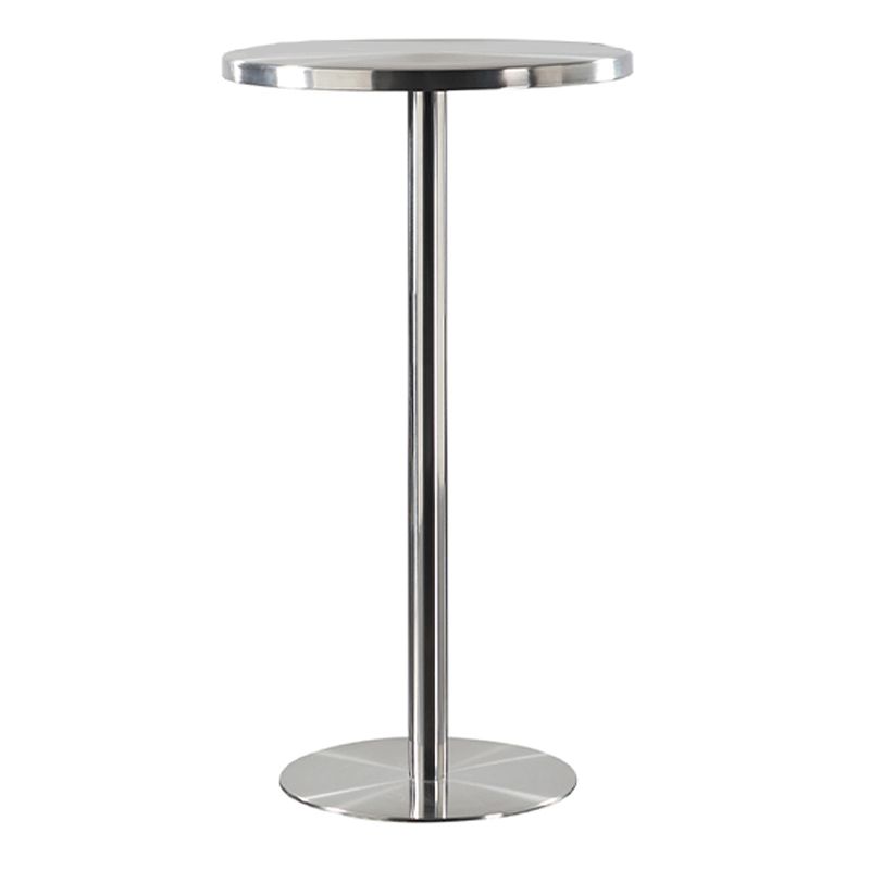 Industrial Round Bar Counter Table Metal Dining Table for Kitchen Clearhalo 'Bar Furniture' 'Bar Tables' 'bar_tables' 'furn' 'furn_bar_tables' 'Furniture' 'furniture_bar_tables' 'Kitchen & Dining Furniture' 1200x1200_ea13ea30-e34d-4dc7-a41c-0b243856eefa